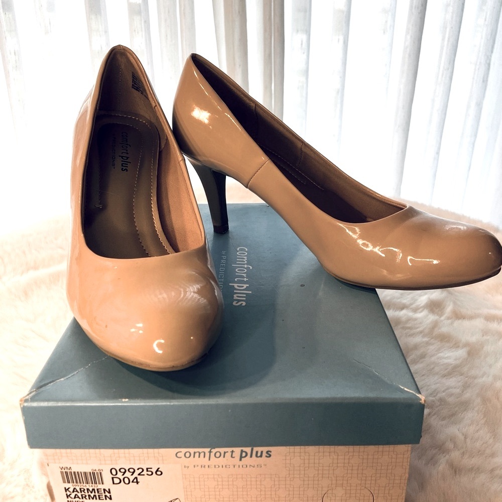 Comfort Plus Nude Heels